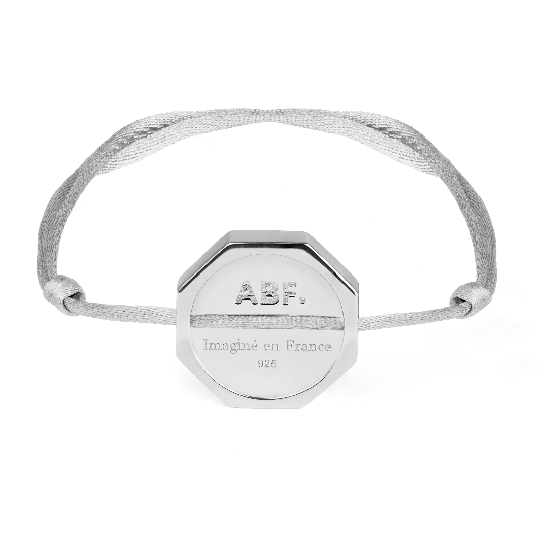 BRACELET DAN ARGENT GRIS RHODIUM