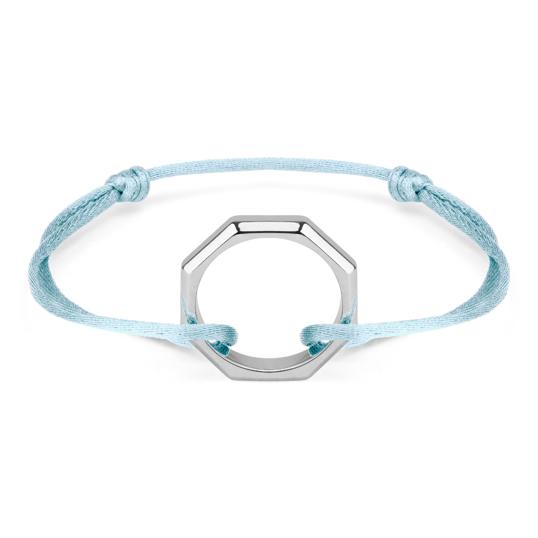 BRACELET GUS ARGENT SKY BLUE