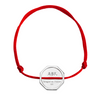 BRACELET DAN ARGENT ROUGE CORAIL