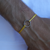 BRACELET GUS ARGENT JAUNE SOLEIL