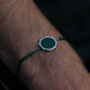 BRACELET DAN ARGENT VERT SAPIN