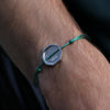 BRACELET DAN ARGENT VERT SAPIN