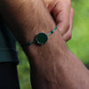 BRACELET DAN ARGENT VERT SAPIN