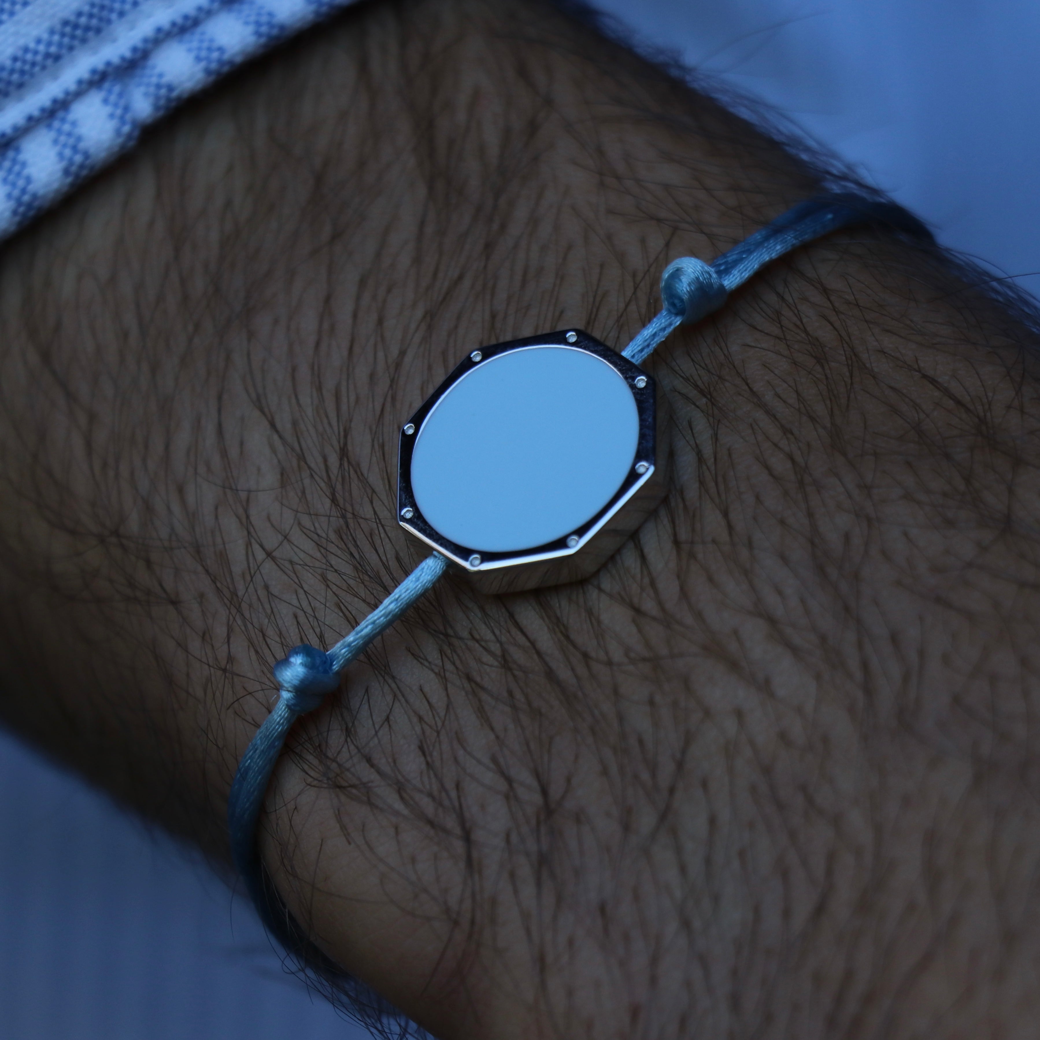 BRACELET DAN ARGENT SKY BLUE