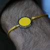 BRACELET DAN ARGENT JAUNE SOLEIL